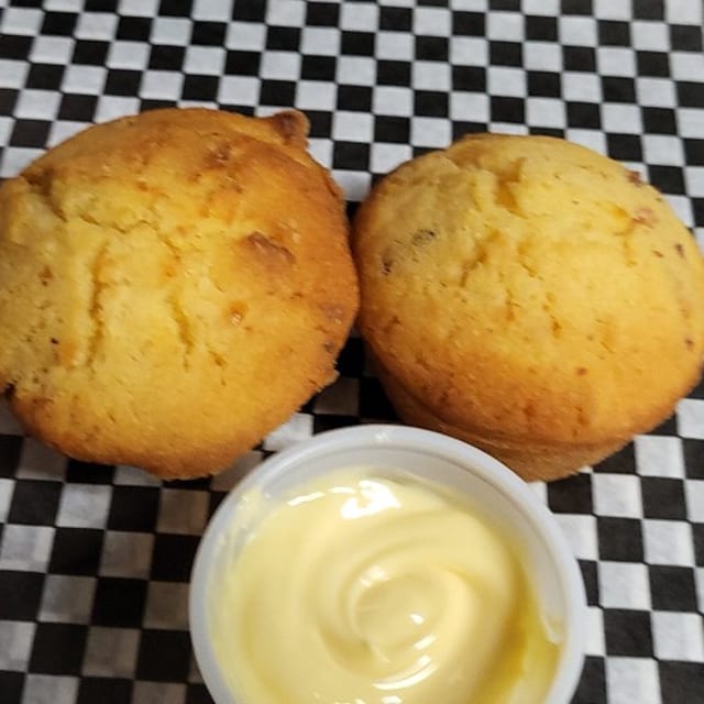 2 Honey Bacon Cornbread.
