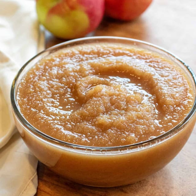 Apple sauce.