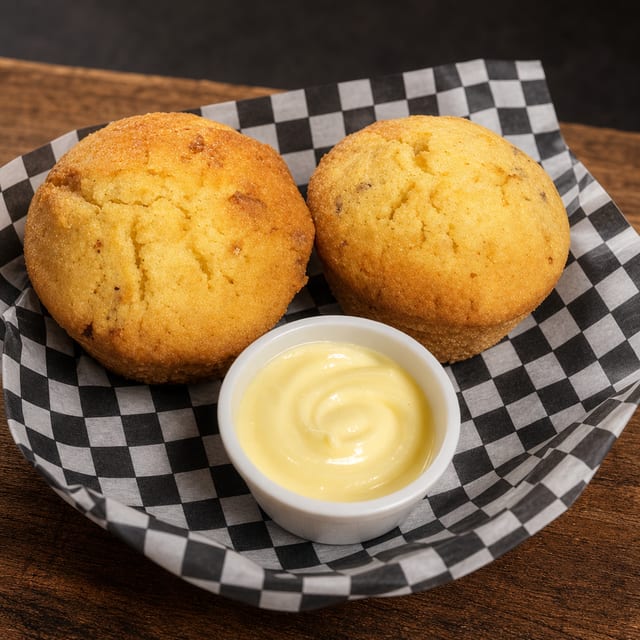 2 Honey Bacon Cornbread.