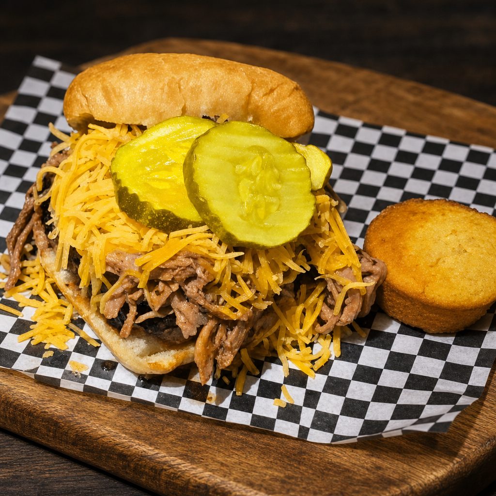 Cowboy Cuban Sandwich.