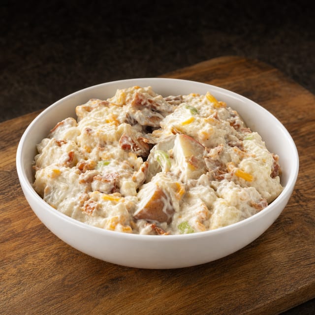 Smoked and Loaded Potato Salad.