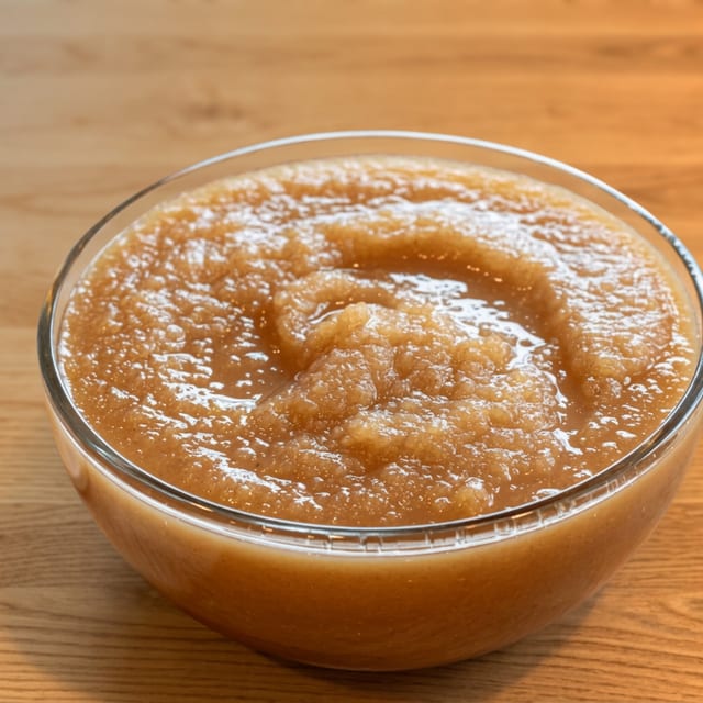 Apple sauce.