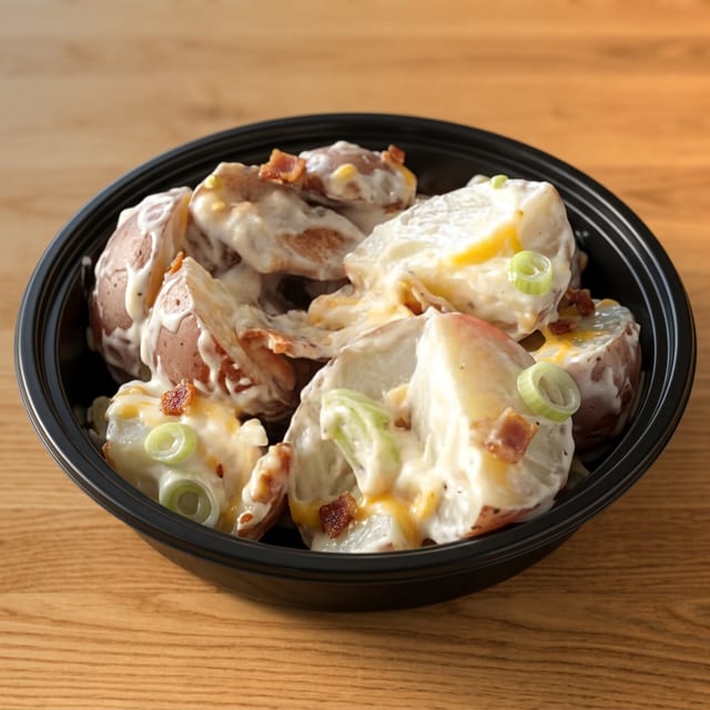 Smoked and Loaded Potato Salad.